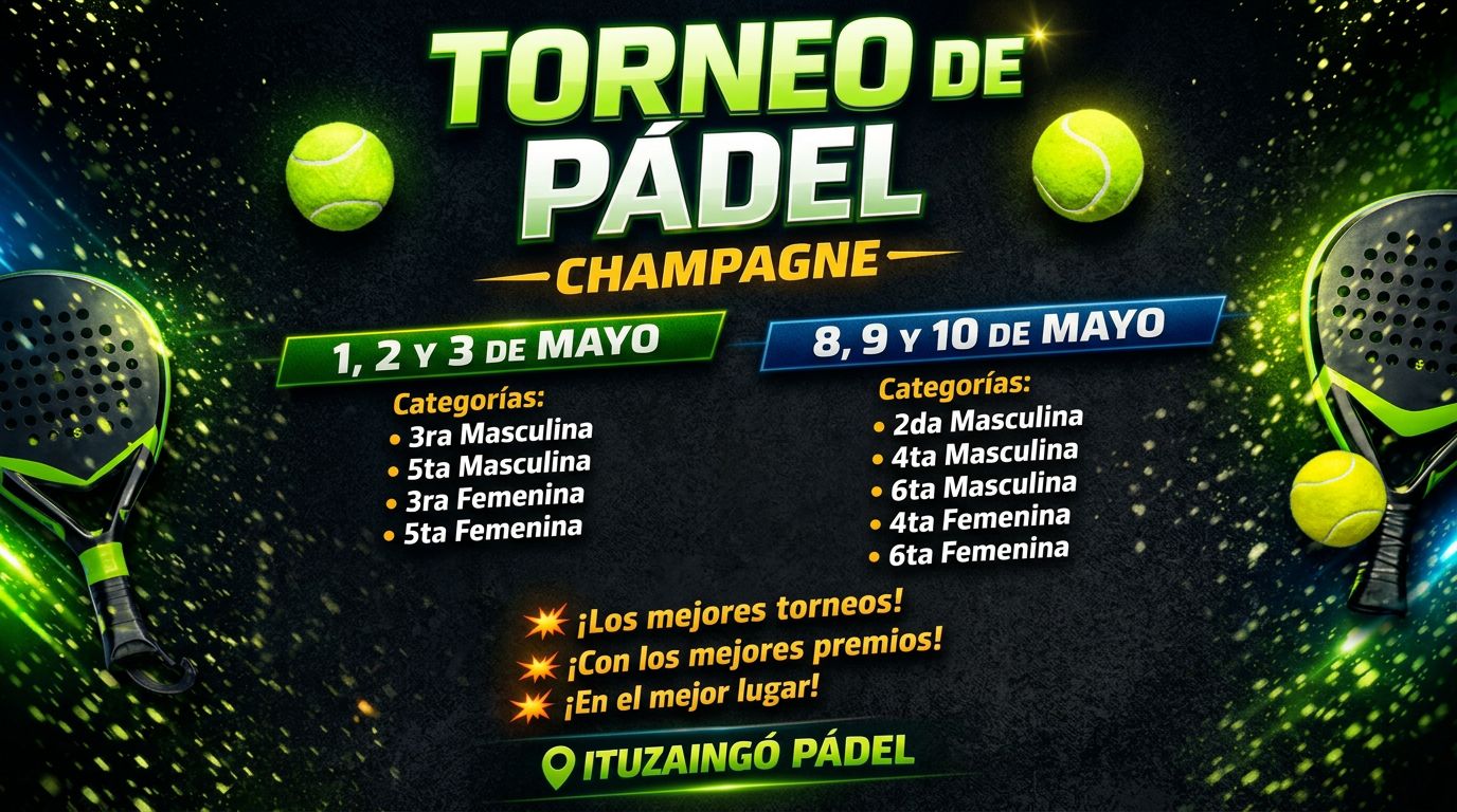 Torneo de Pádel Champagne