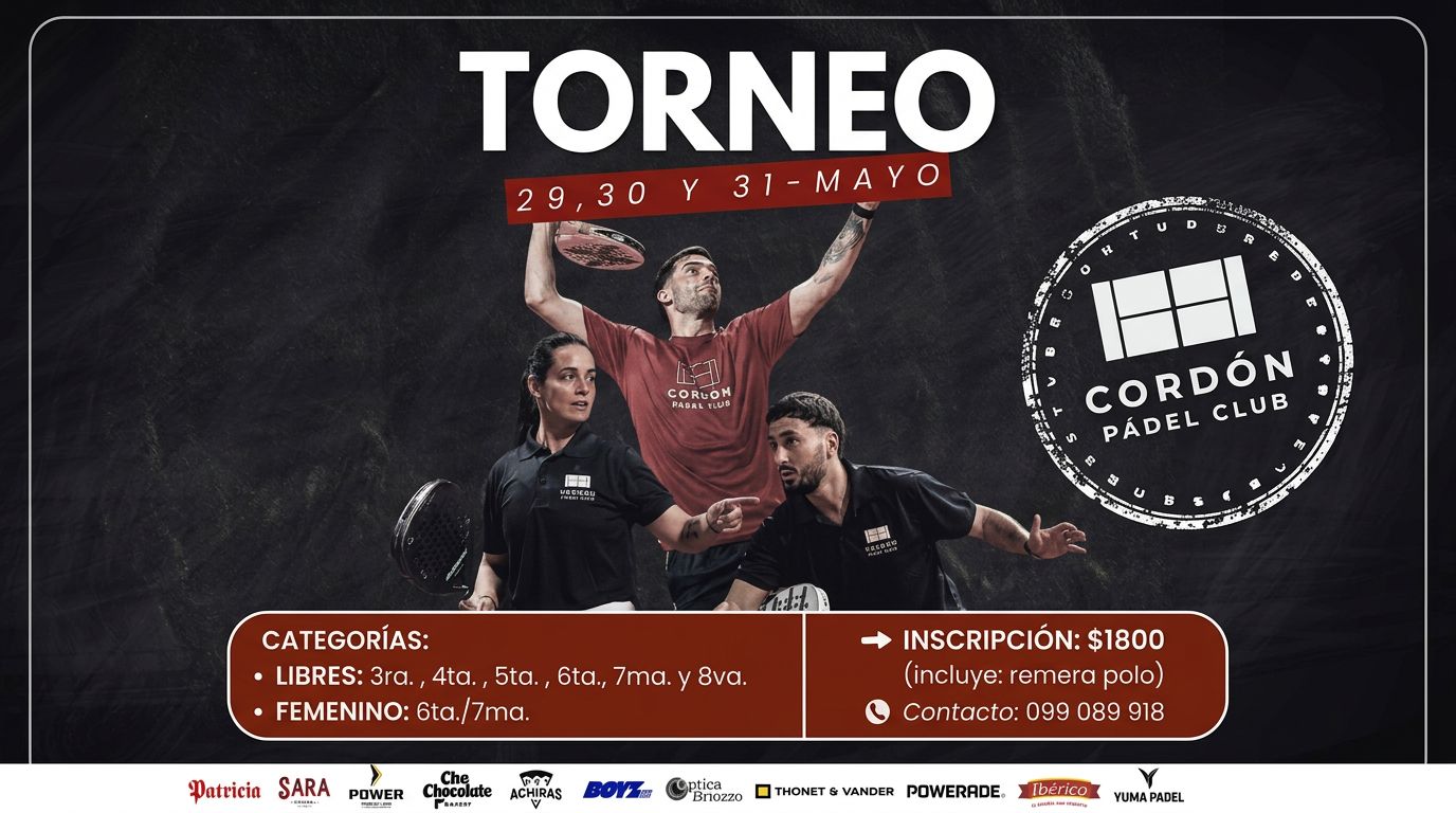 Torneo Cordón Pádel Club - 4ta Edición